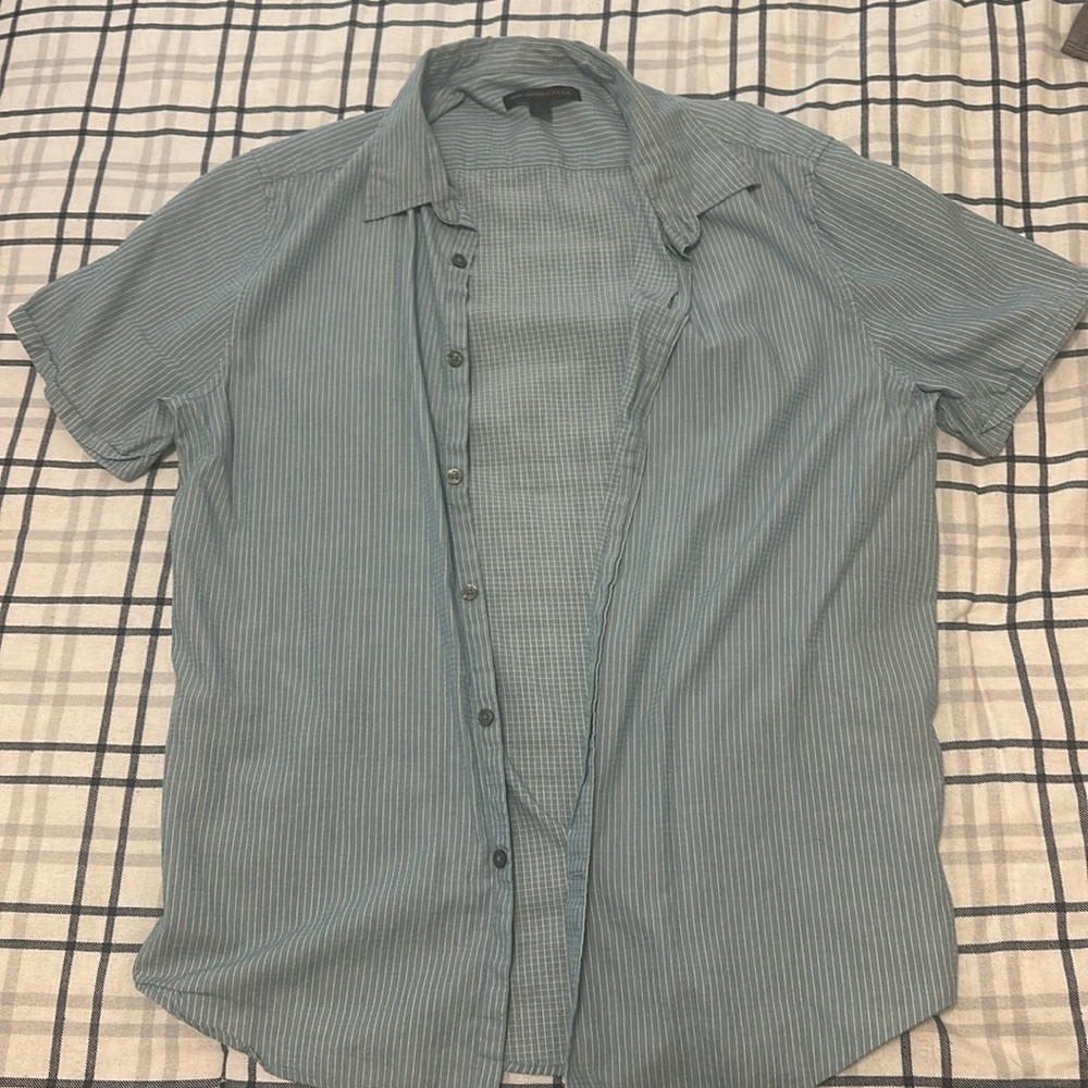 John Varvatos Star USA short sleeved button down size L